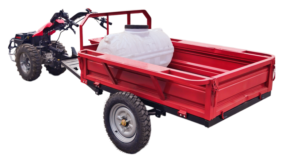 Walk-behind tractor equipment package