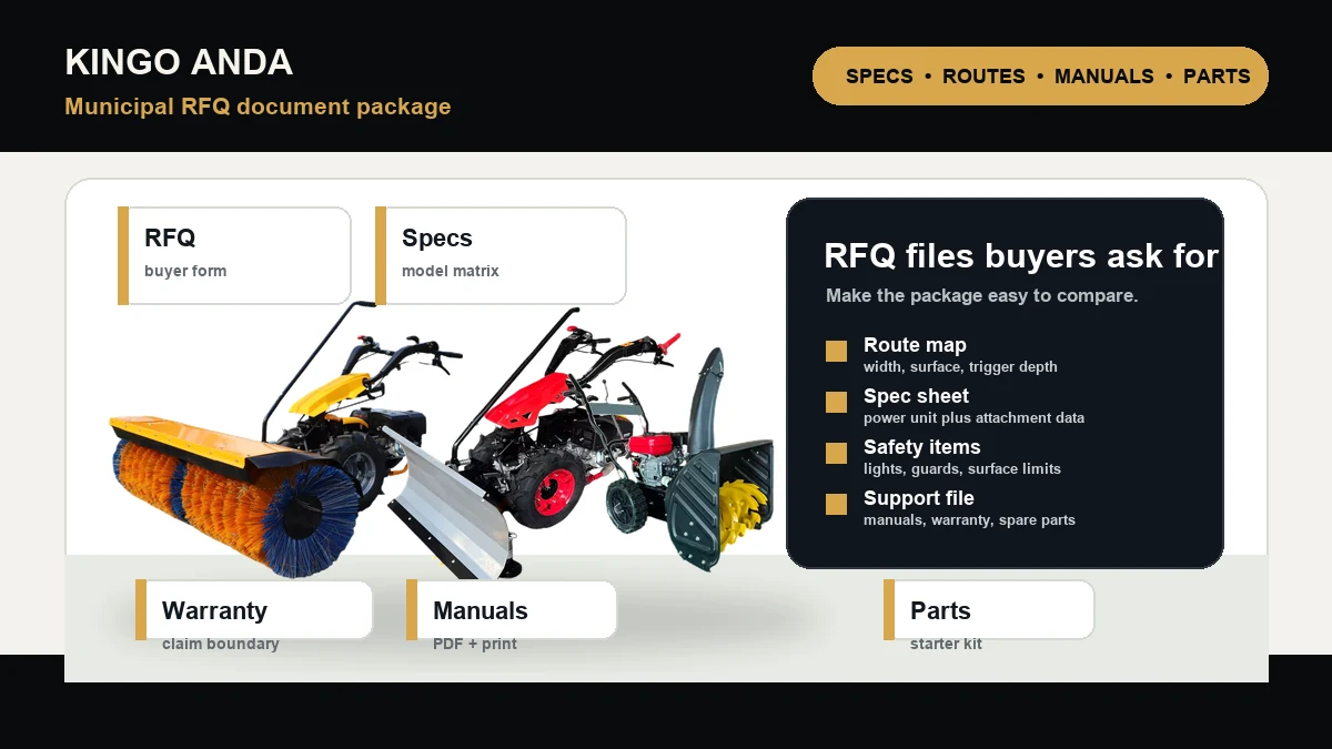 Municipal Sidewalk Snow Equipment RFQ Documents Dealers Should Prepare