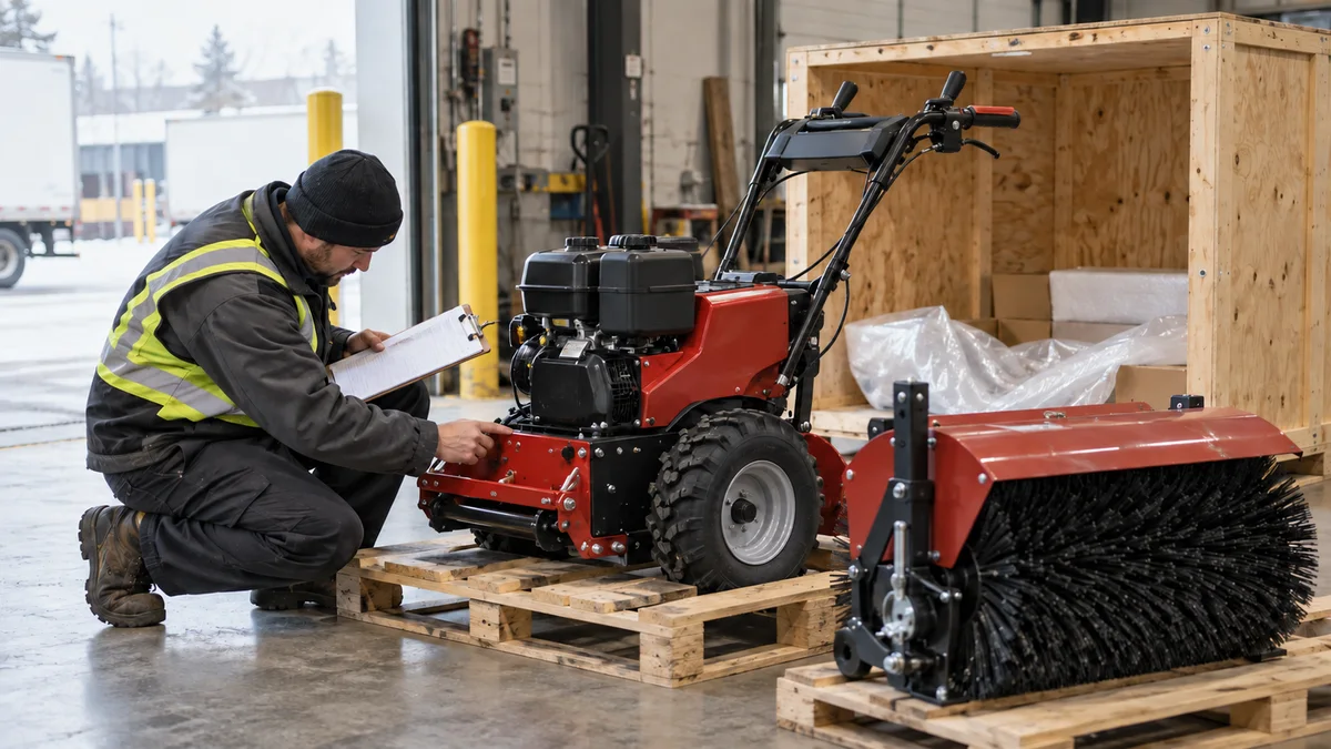 Dealer Receiving Discrepancy Report for Walk-Behind Equipment